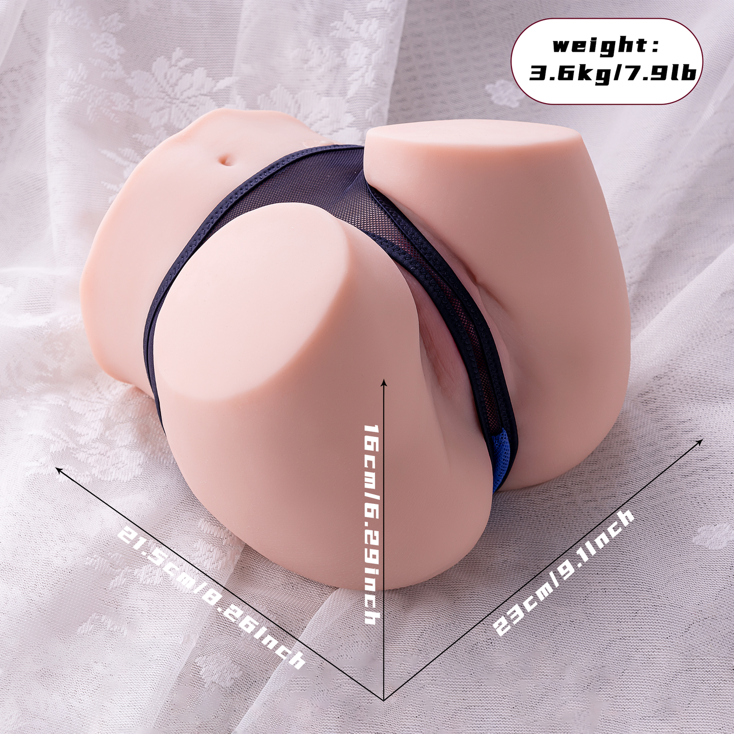 7.9LB Mini Realistic Vibrating Ass Sex Doll