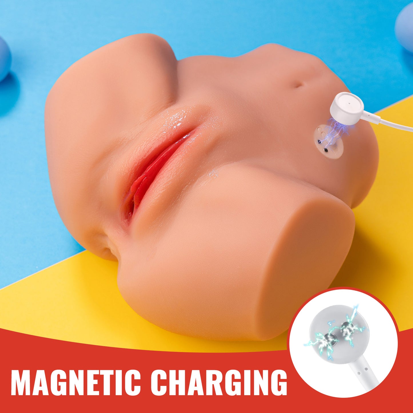 4.4lb Vibrating Virgin Sex Doll Masturbator