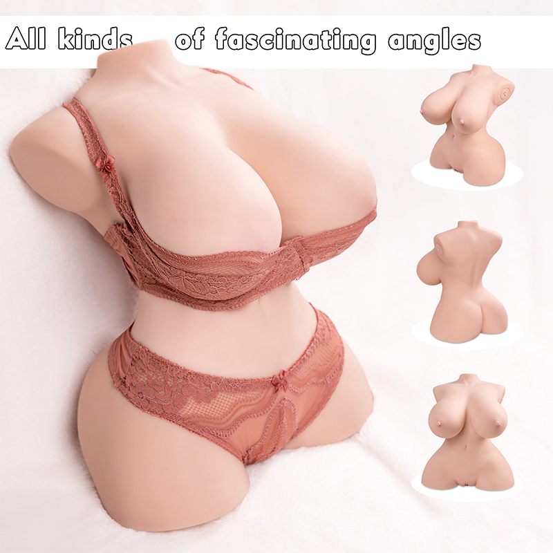18.7LB Automatic Telescopic Vibrating Sex Doll Torso