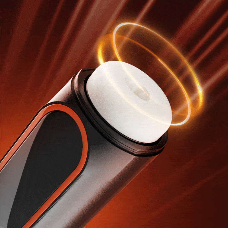 LCD Sucking Thrusting Vibrating Male Masturbator Male Sex Toy