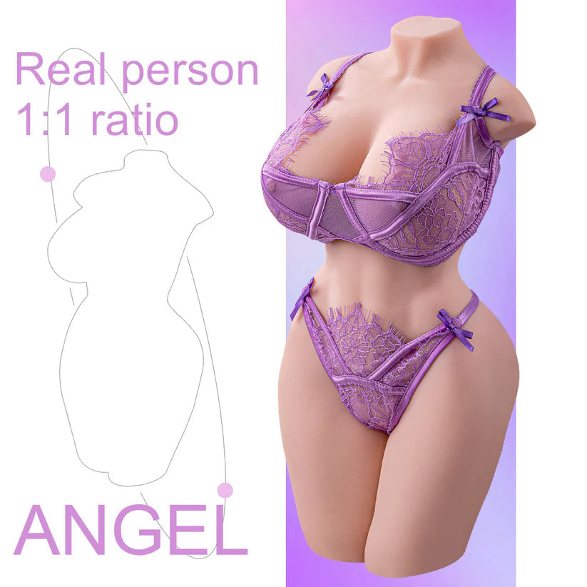 15.43LB Female Half Body BBW Big Breast Butts Life Size Sex Doll