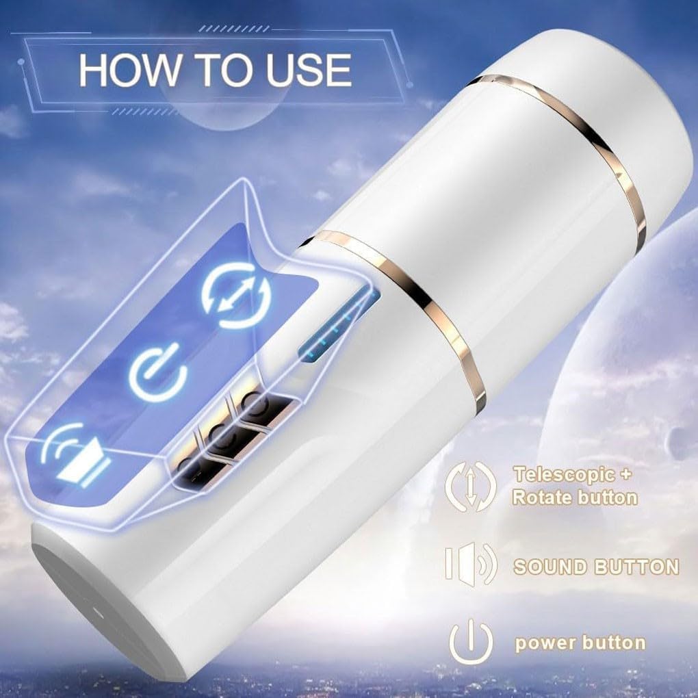 Automatic Thrusting Masturbator with Handsfree Suction Base