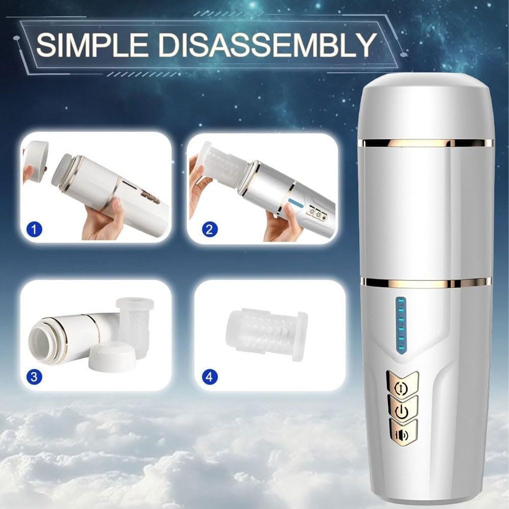 Automatic Thrusting Masturbator with Handsfree Suction Base