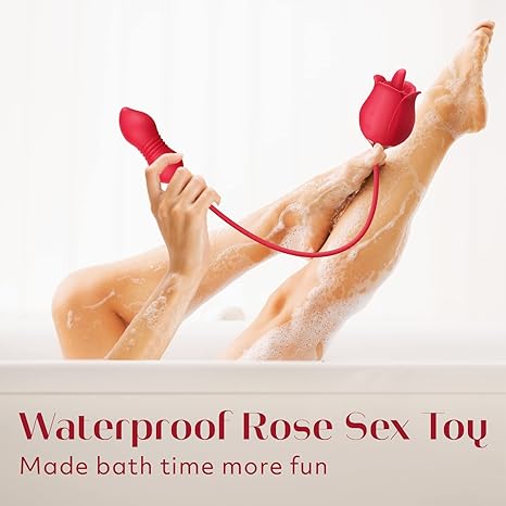 4-1 Rose Toy - Tongue Licking & Thrusting Dildo
