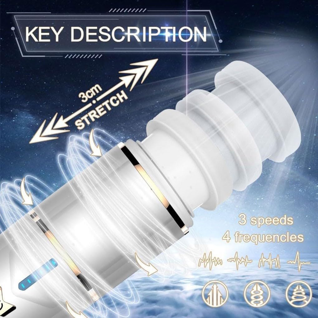 Automatic Thrusting Masturbator with Handsfree Suction Base