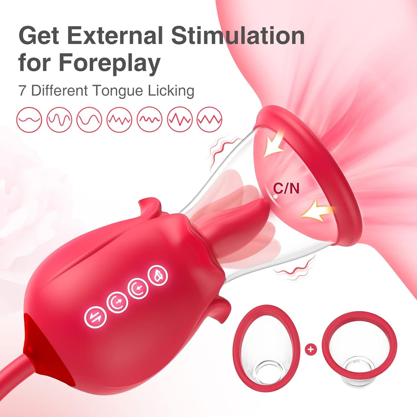Licking & Suction Clitoral Stimulator – 10 Vibration Modes