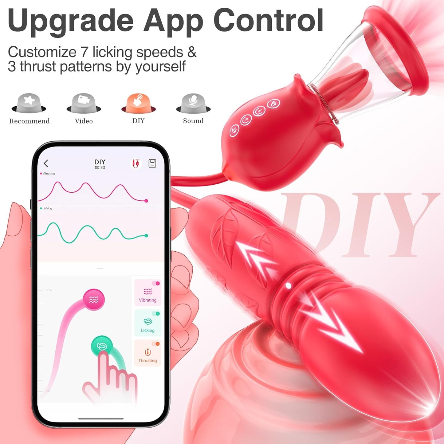 Licking & Suction Clitoral Stimulator – 10 Vibration Modes