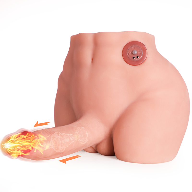 9.56LB Automatic Thrusting Vibration Realistic Male Sex Doll with Dildo