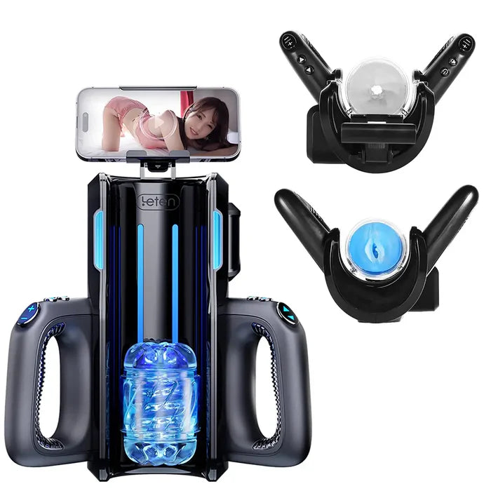 Leten Cannon King: XT5 Fully Auto Quickshot Stroker With 2 Sleeves 10 Modes & 10 Speeds