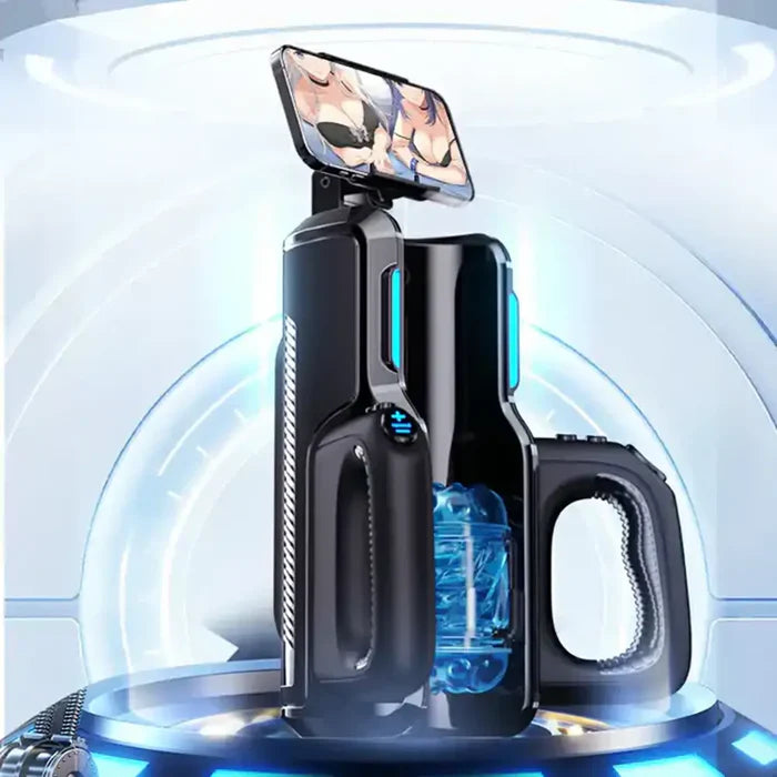 Leten Cannon King: XT5 Fully Auto Quickshot Stroker With 2 Sleeves 10 Modes & 10 Speeds