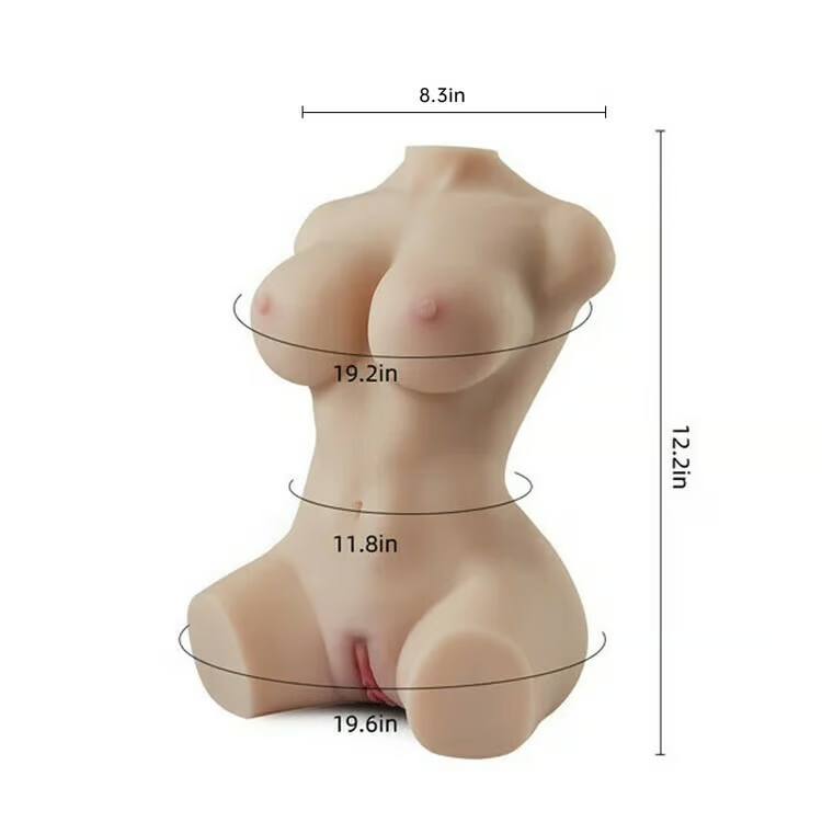 7.7lb Bouncy Titty Ultra Realistic Male Masturbator Sex Doll